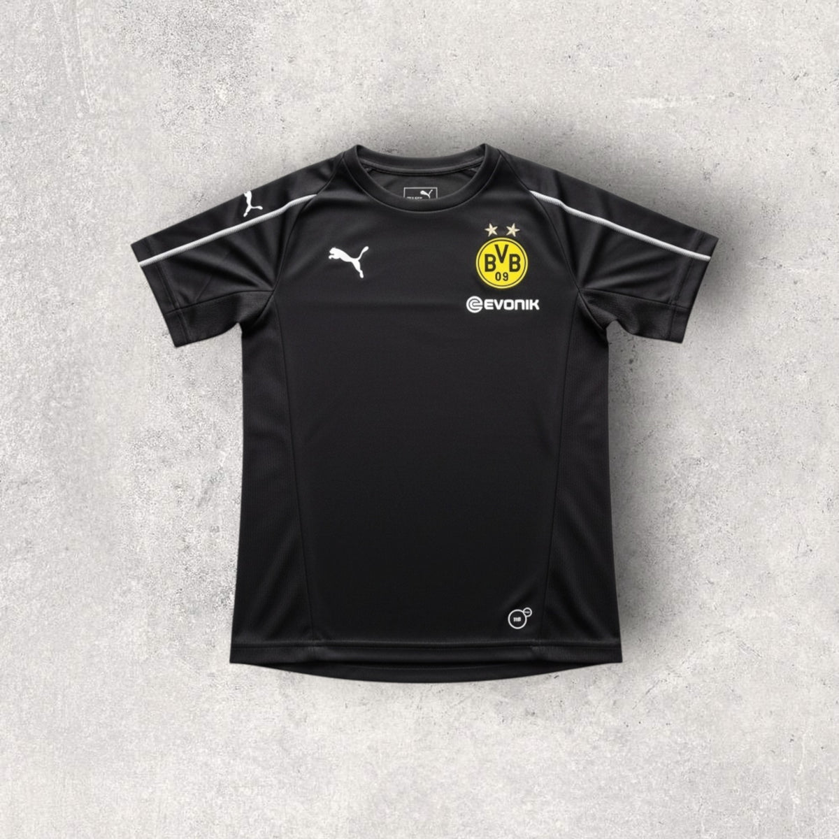 Playera Borussia Dortmund Bvb Evonik Training Negro 9-10y Niño