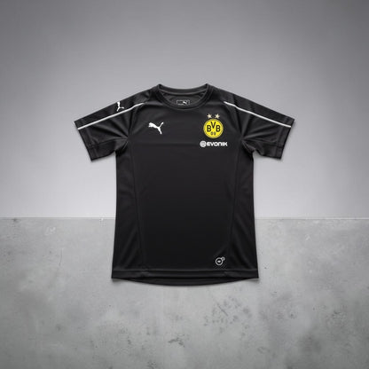 Playera Borussia Dortmund Bvb Evonik Training Negro 9-10y Niño