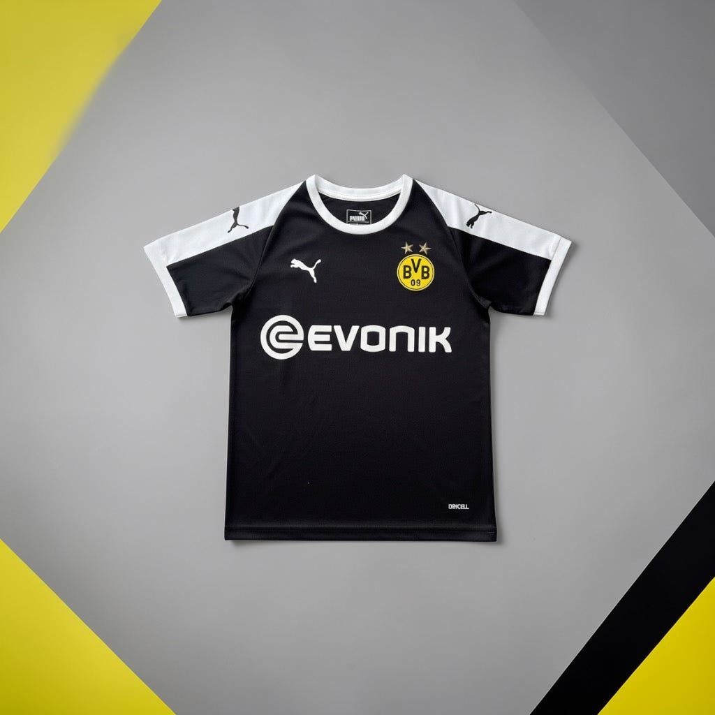 Playera Puma Evonik Borussia Dortmund Bvb Negro/blanco 7-8Y Niño